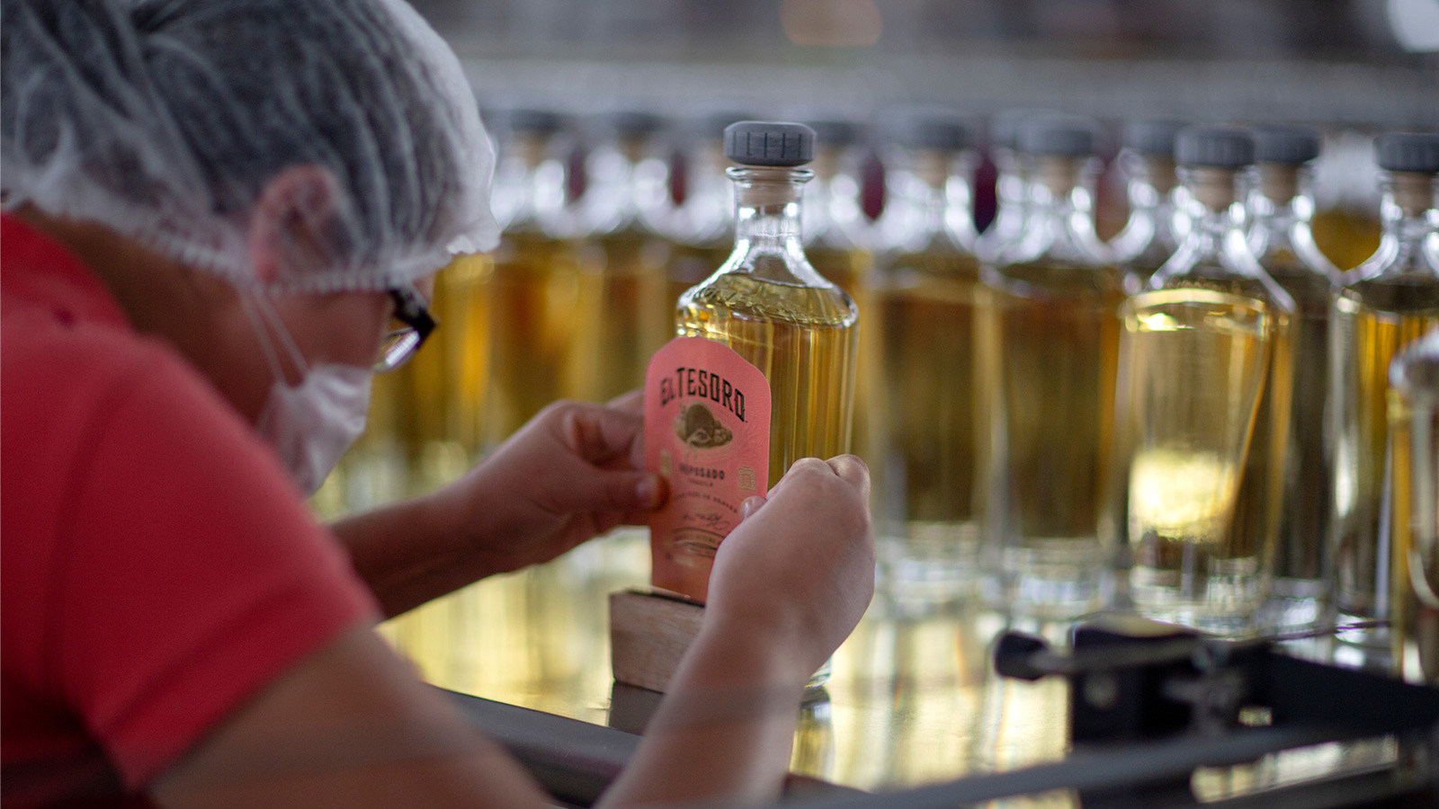 Bottling Mexico Distillery Tequila El Tesoro