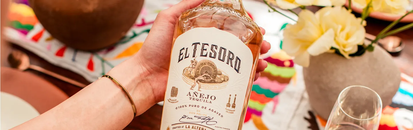 Bottle Party Tequila El Tesoro
