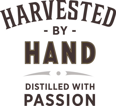 Harvested by hand, distilled with passion text with bottles of El Tesoro's tequila portfolio.