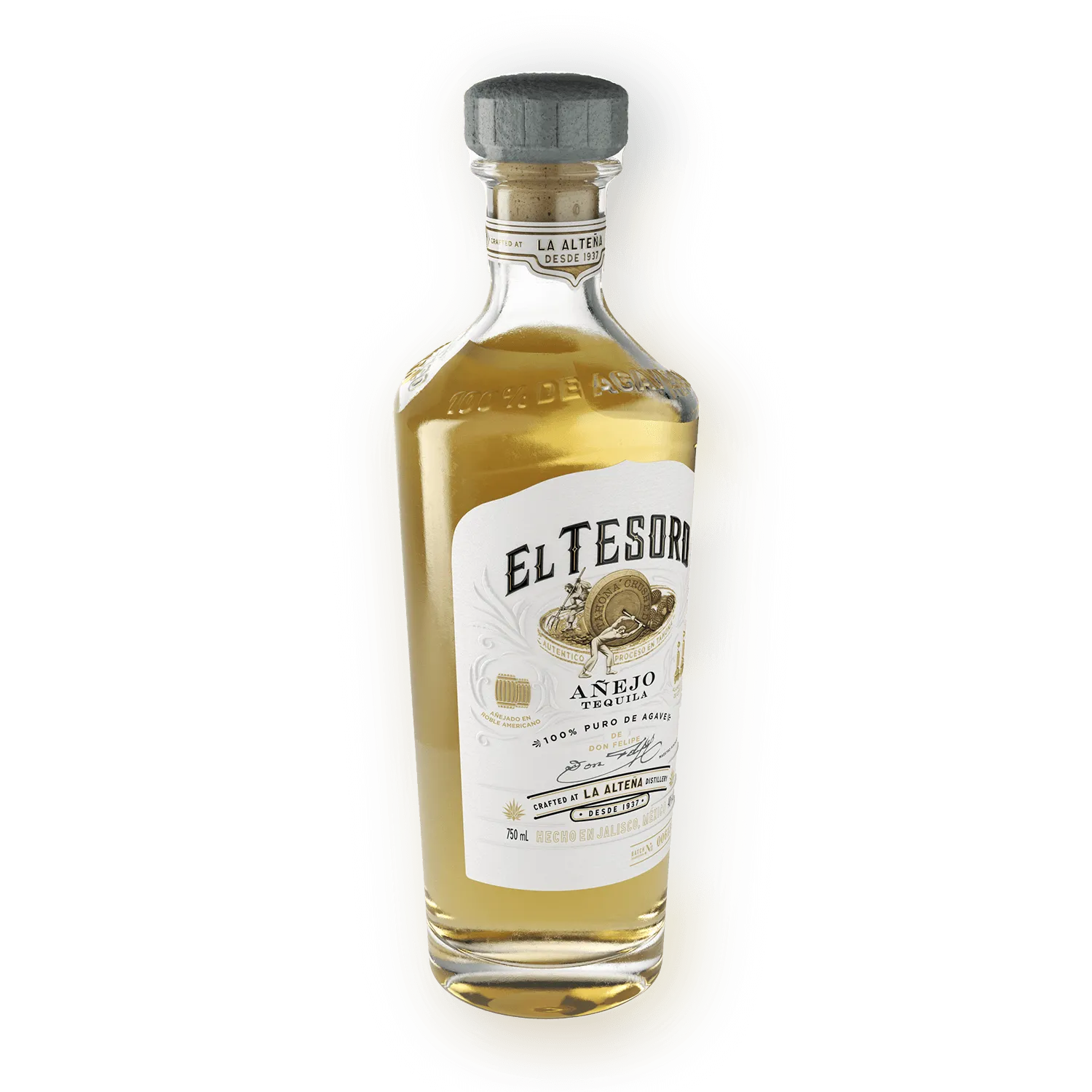 Añejo Bottle Tequila ElTesoro