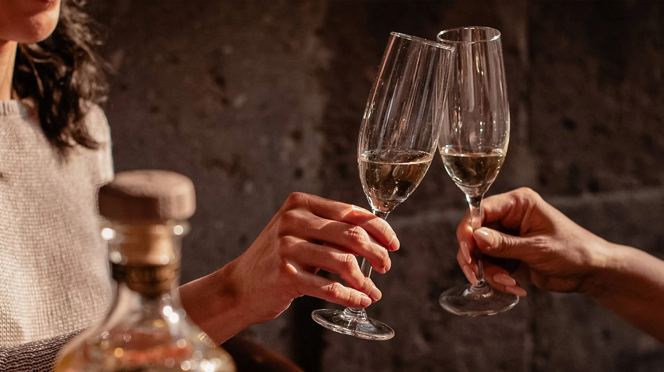 Two Glasses Of El Tequila Tesoro