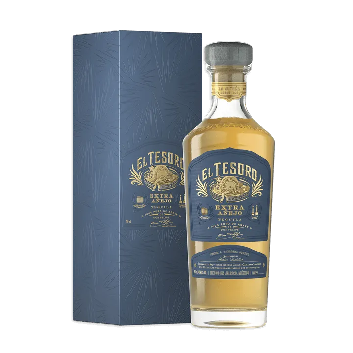 Extra Añejo Tequila Bottle El Tesoro