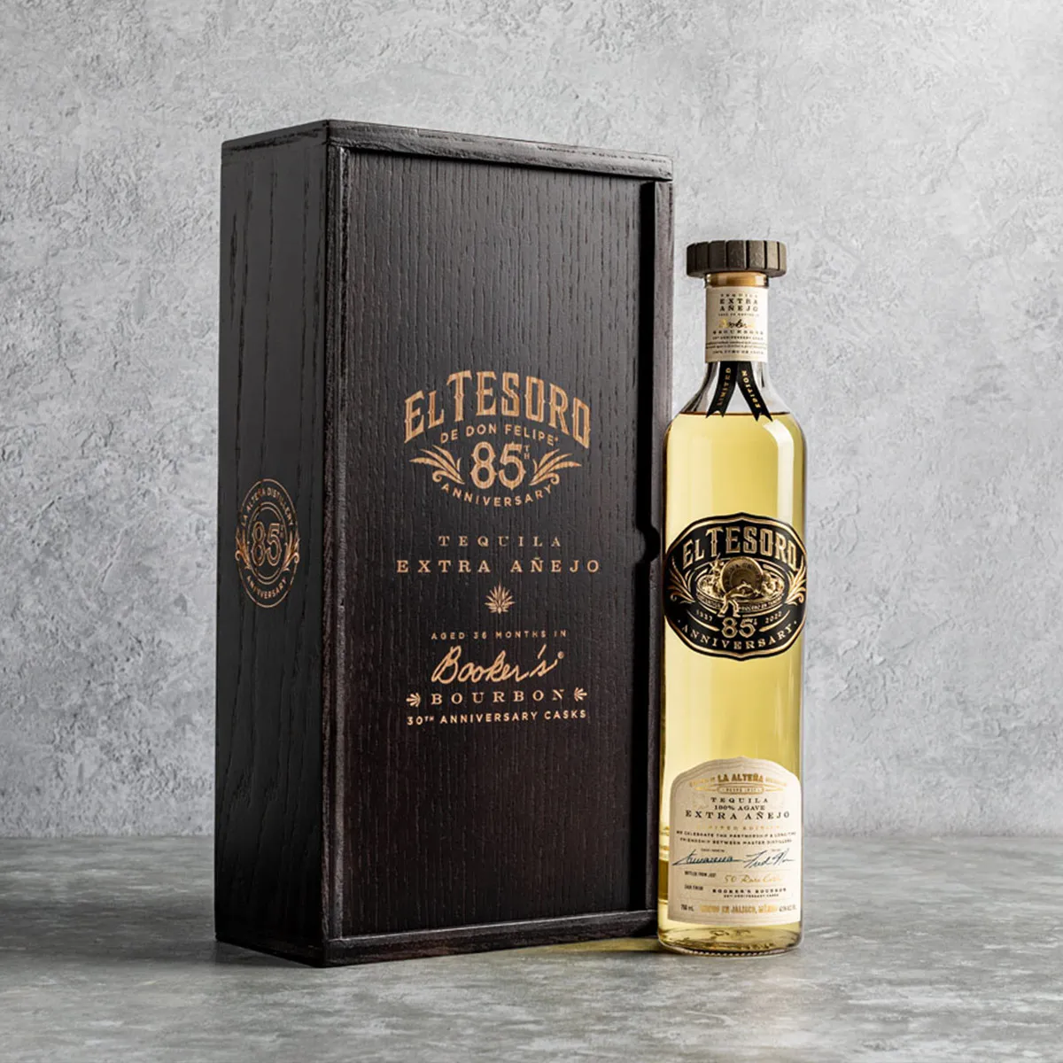 85 Anniversary Tequila Bottle El Tesoro