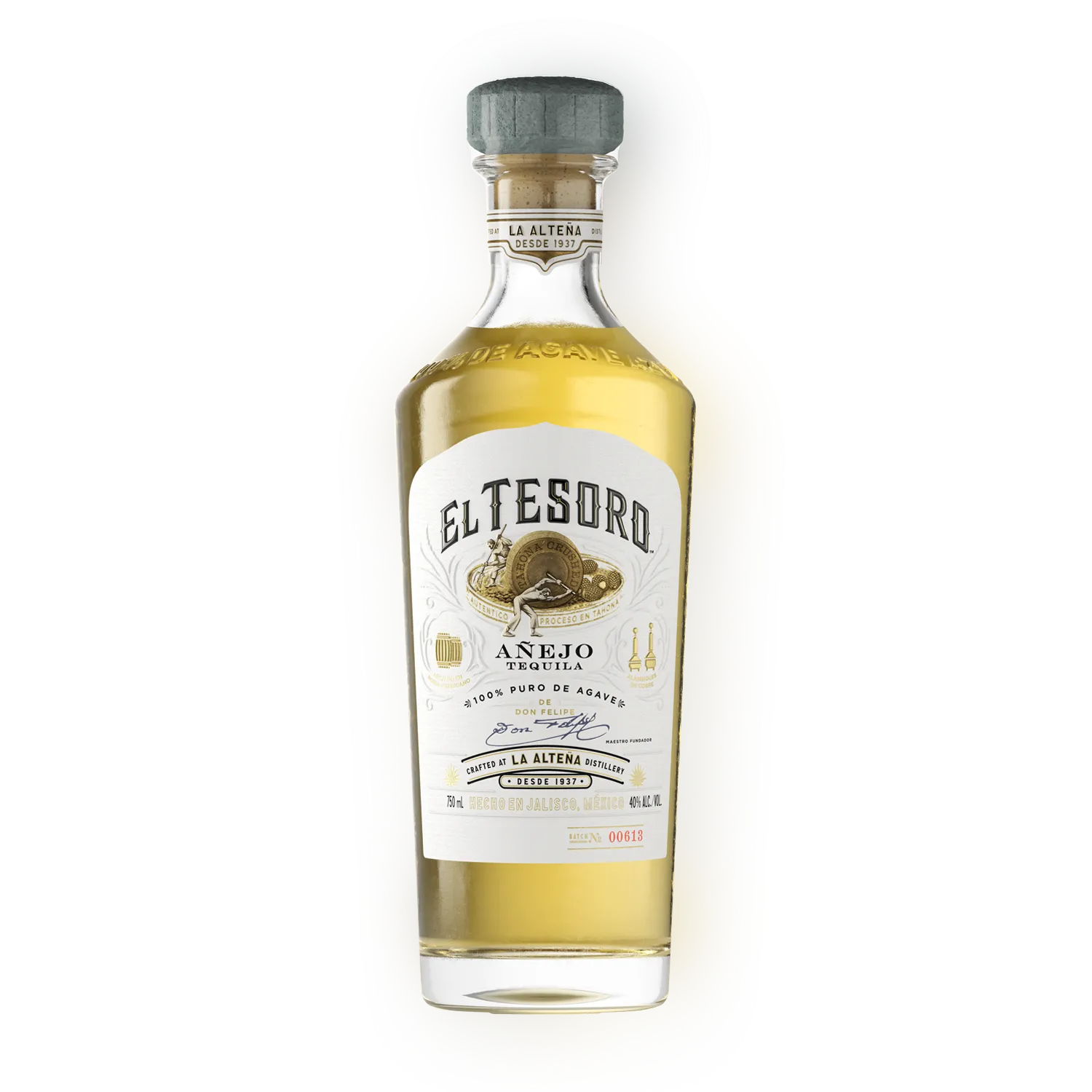 Añejo Tequila Bottle El Tesoro