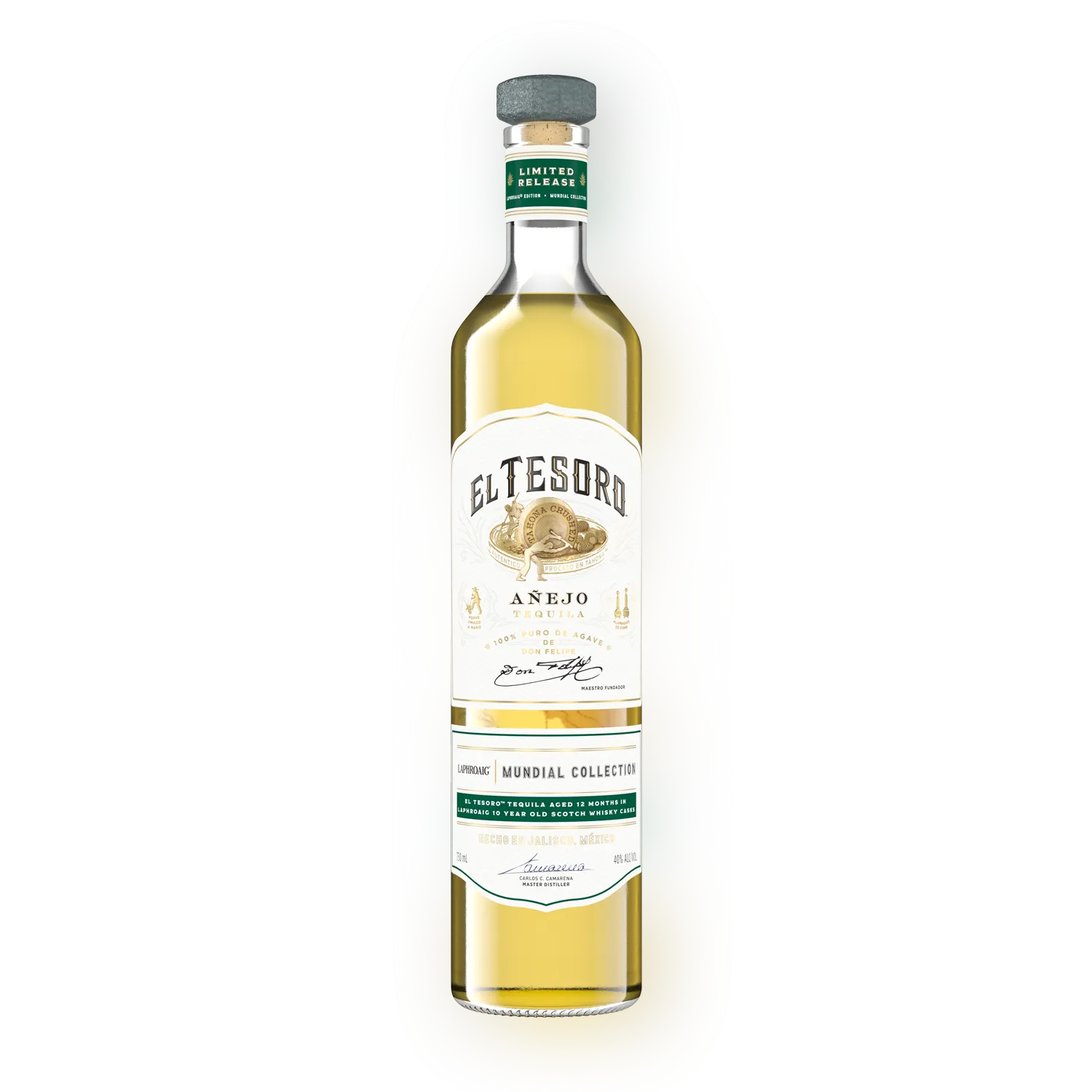 bottle of Laphroaig El Tesoro Mundial Collection